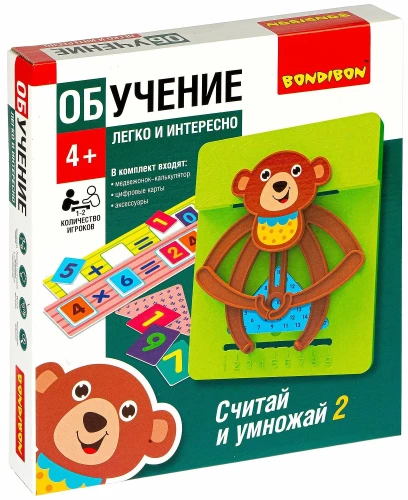 Настольная игра Считай и умножай 2. Мишка