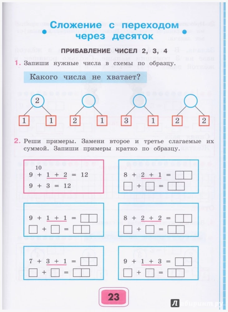 Математика. 2 класс. Рабочая тетрадь. Адаптированные программы. Часть 2