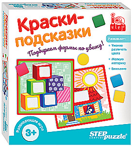 Развивающая игра Краски-подсказки (IQ step)