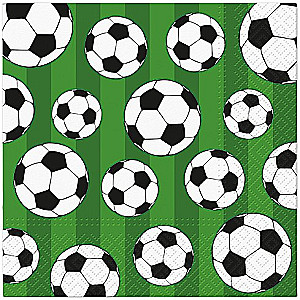 Салфетки Soccer ball, 33x33 см, 20 штук