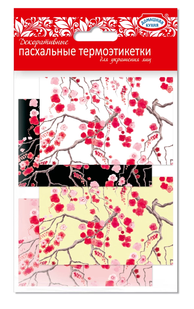 Декоративные пасхальные термоэтикетки для украшения яиц (ассорти)
