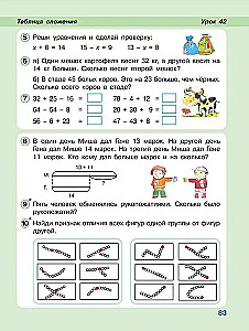 Mathematics. Grade 1. Learning to Learn. Workbook. In 3 parts. Part 3