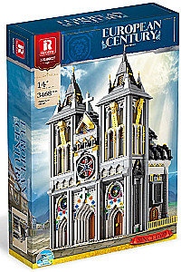 Medieval Europe Constructor. Cathedral with lighting, 3468 pieces