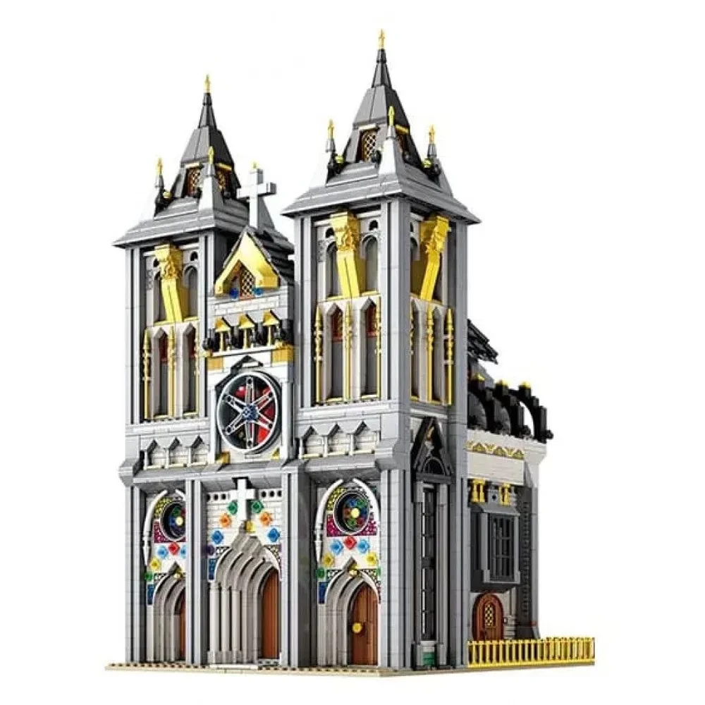 Medieval Europe Constructor. Cathedral with lighting, 3468 pieces