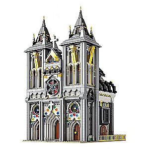 Medieval Europe Constructor. Cathedral with lighting, 3468 pieces