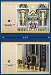 Medieval Europe Constructor. Cathedral with lighting, 3468 pieces