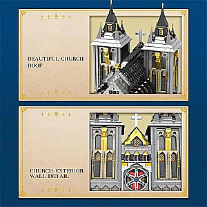 Medieval Europe Constructor. Cathedral with lighting, 3468 pieces