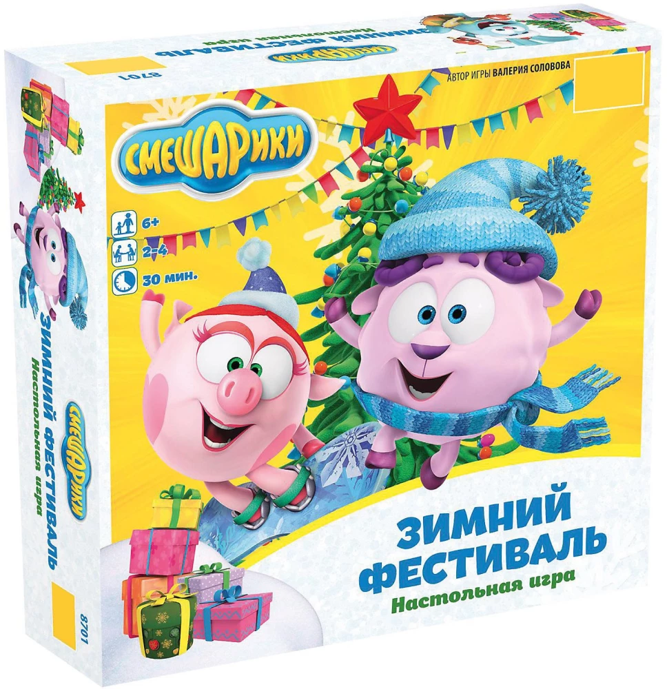 Настольная игра - Смешарики. Зимний фестиваль