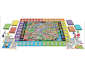 Board Game - Quiz. City of Professions