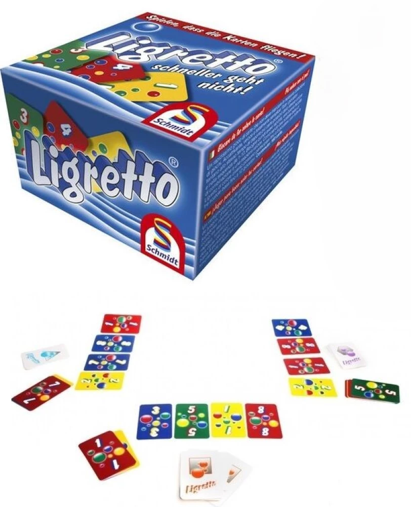 Table game - Ligretto. Blue