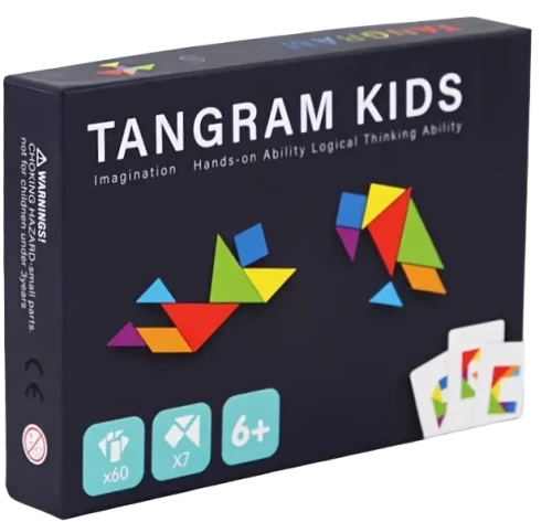 Настольная игра - Tangram Kids: английский алфавит + цифры