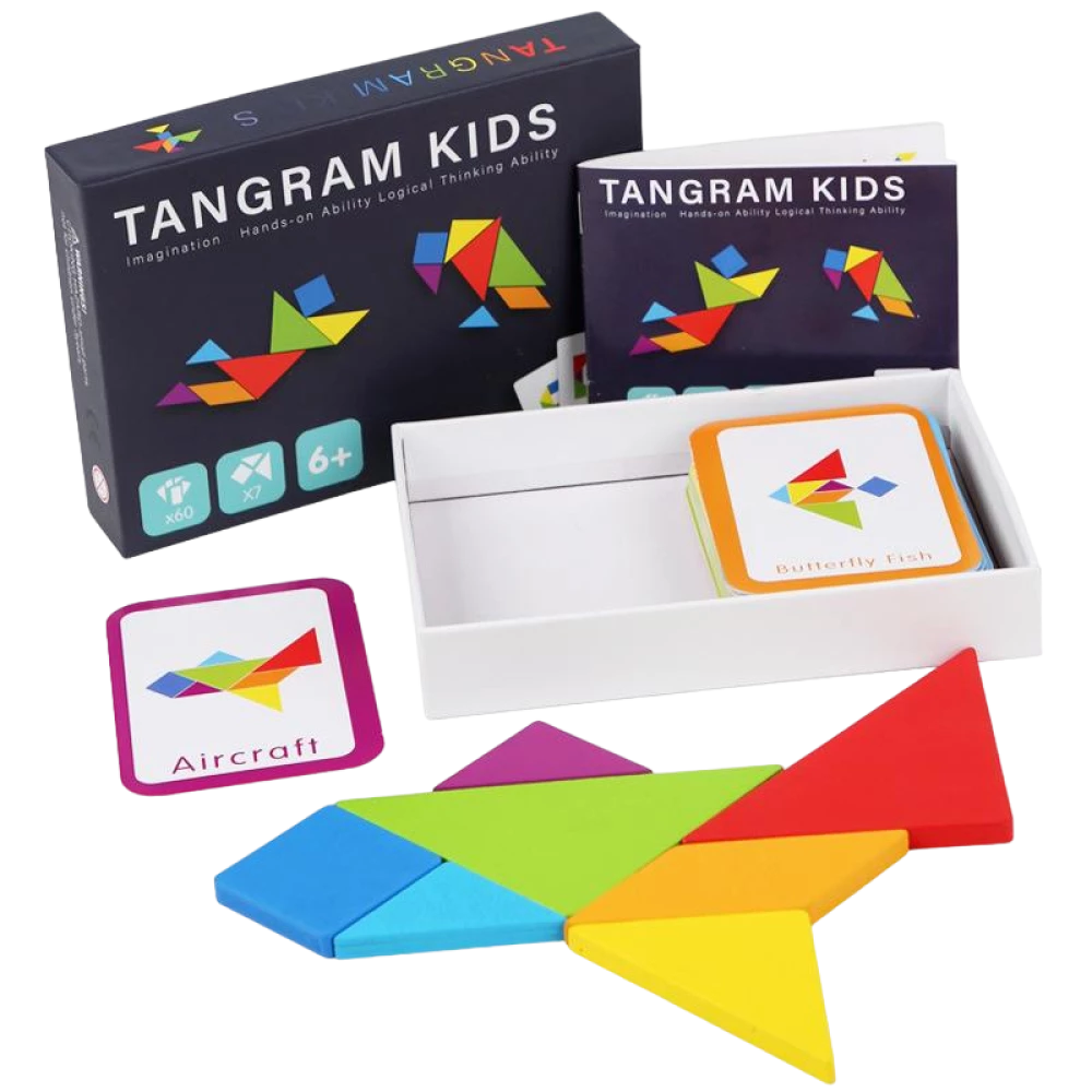 Настольная игра - Tangram Kids: английский алфавит + цифры