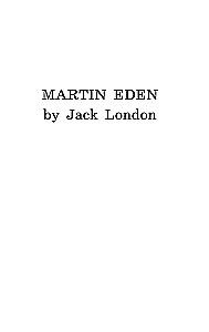 Martin Eden. In English