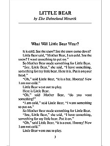 Little Bear and Other Stories. A Reading Book in English for 3rd to 4th Grades