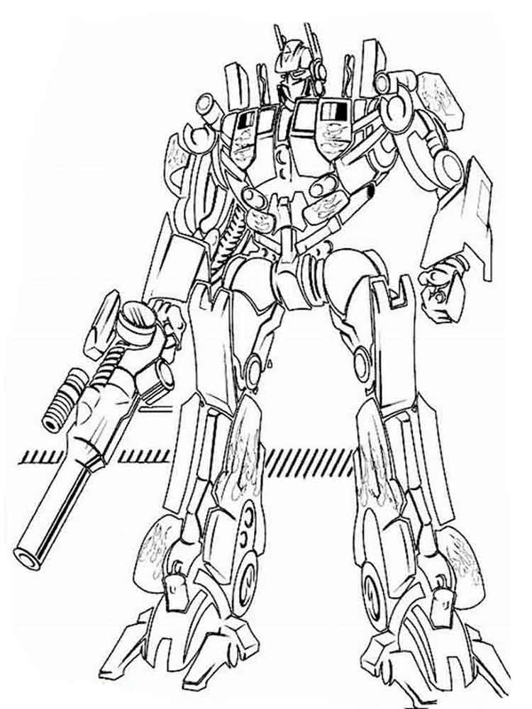 Super Coloring Book. Transformers