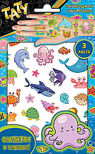 Stickers - Glow-in-the-Dark Tattoos Underwater World