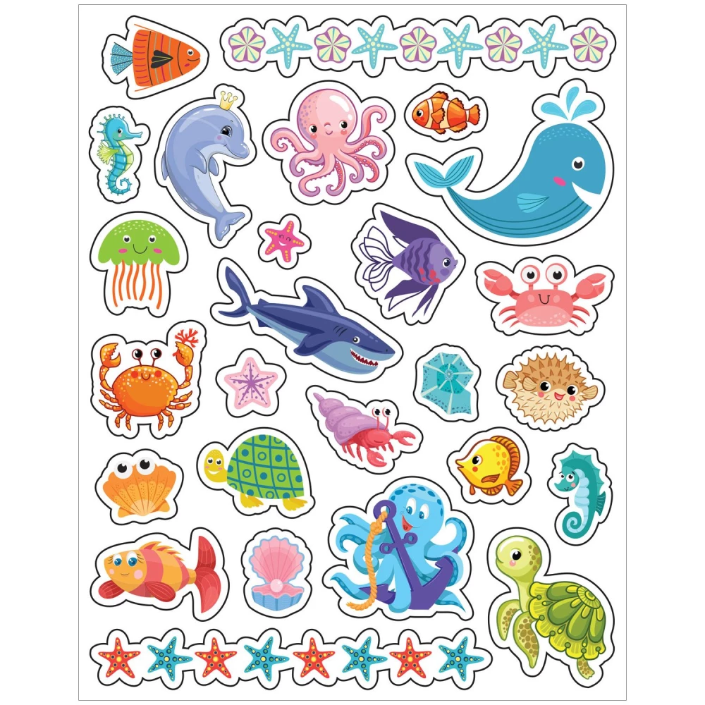 Stickers - Glow-in-the-Dark Tattoos Underwater World