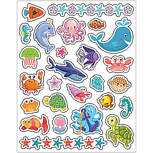 Stickers - Glow-in-the-Dark Tattoos Underwater World