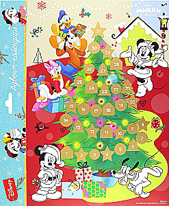 Advent calendar, coloring book with Disney characters - Mickey and friends