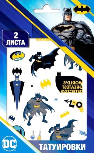 Stickers - Batman Tattoos. The Greatest Detective