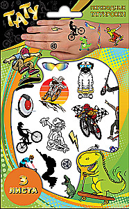 Stickers - Tattoos I Love to Ride!