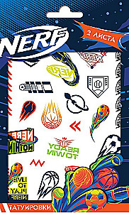 Stickers-tattoos - NERF. Ready for victory