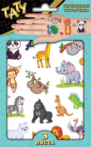 Stickers - Cute Animal Tattoos