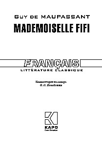 Mademoiselle Fifi / Мадемуазель Фифи (in French)