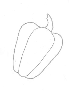 My First Coloring Pages. Vegetables and Fruits