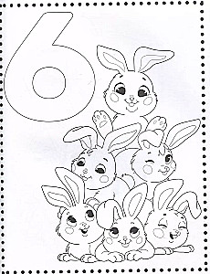 Learning Numbers. Coloring Book