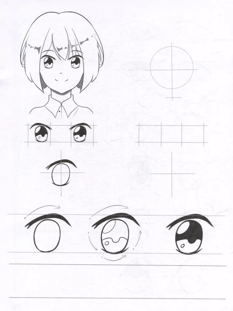 I'm learning to draw. Anime. Faces