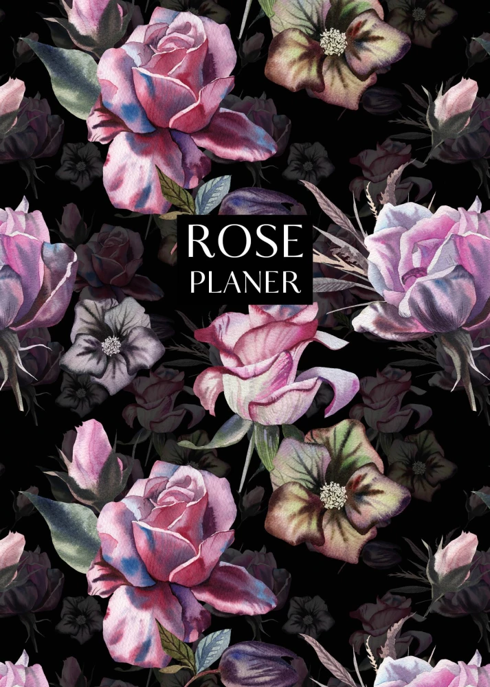 Undated Notebook-Planner. Rose Planner