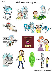 Sticker sheet - House of stickers (assorted)