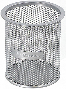 ErichKrause Compass Cylindrical Metal Stand, Silver