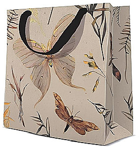 Gift bag - Kinkekott Moths (17x17x6)