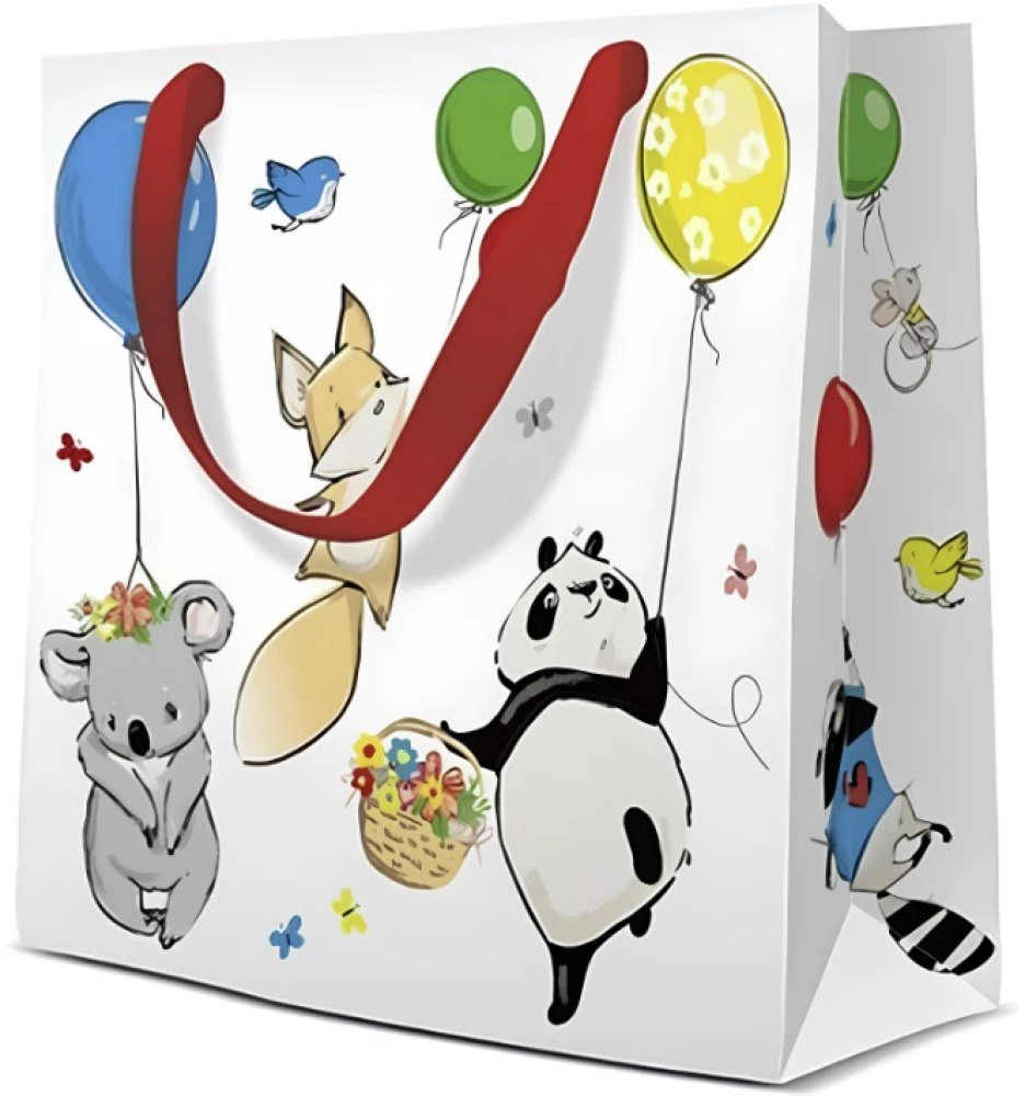 Gift Bag - Animals Party (17x17x6)