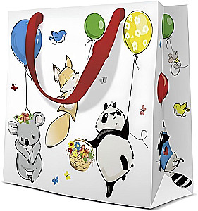 Gift Bag - Animals Party (17x17x6)