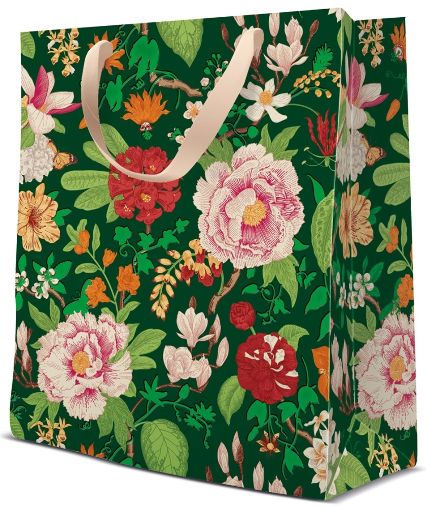 Gift Bag - Classic Flowers (20x25x10)