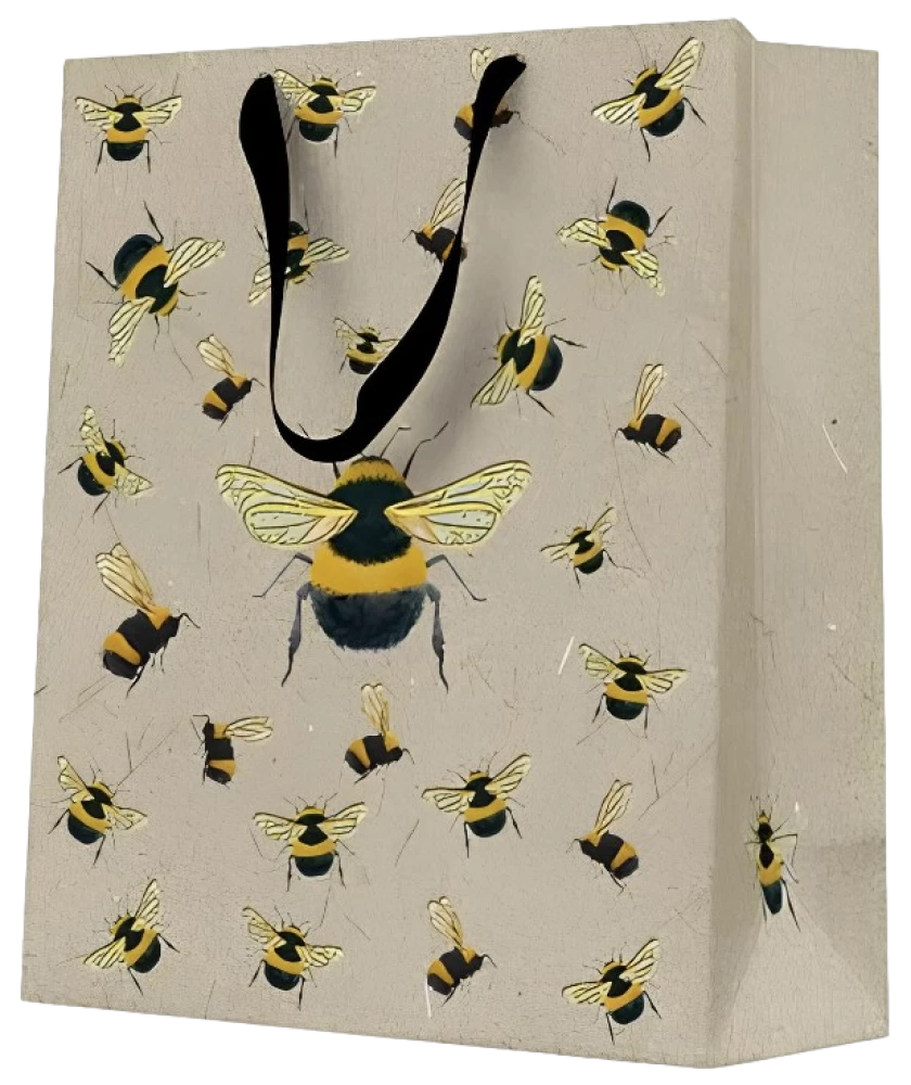 Gift Bag - Dancing Bees (20x25x10)