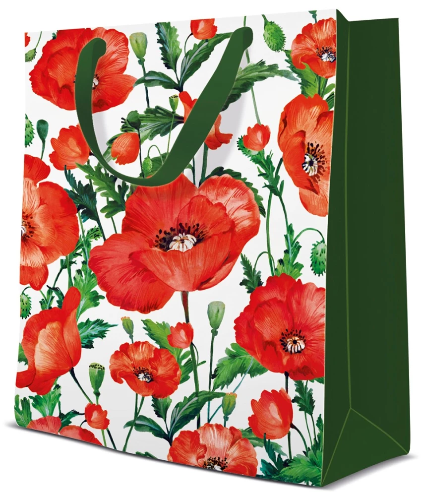 Gift Bag - Flanders Poppy (20x25x10)