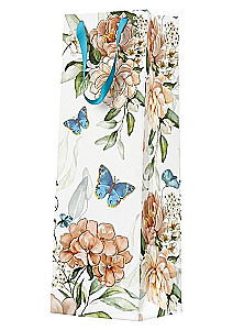 Gift Bag - Blue Butterfly (12x37x10)