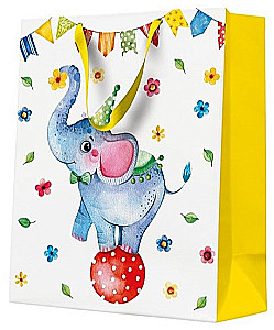 Подарочный пакет - Circus Elephant (26.5x33.5x13)