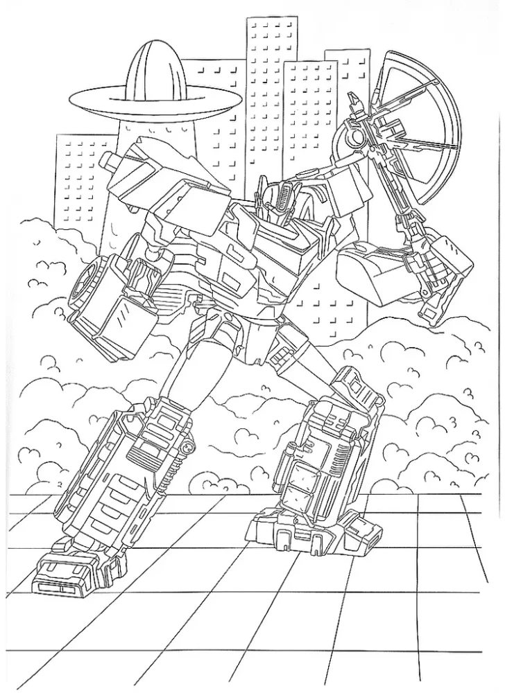 Maxi Coloring Book. Super Robots