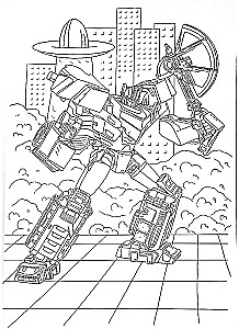 Maxi Coloring Book. Super Robots