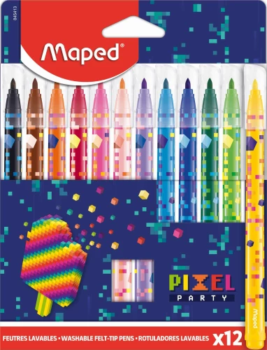 Markers - Maped. Pixel Party, 12 colors