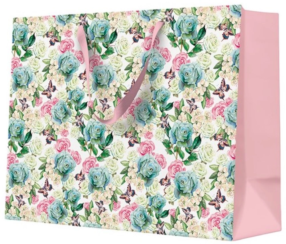 Gift bag - Powder garden (33.5x26.5x13)