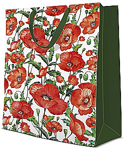 Gift Bag - Flanders Poppy (30x41x12)