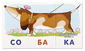 Card Set - Dog. Reading by Syllables