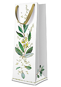 Gift Bag - Golden Eucalyptus (12x37x10)