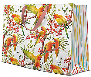 Gift Bag - Exotic Bird (33.5x26.5x13)